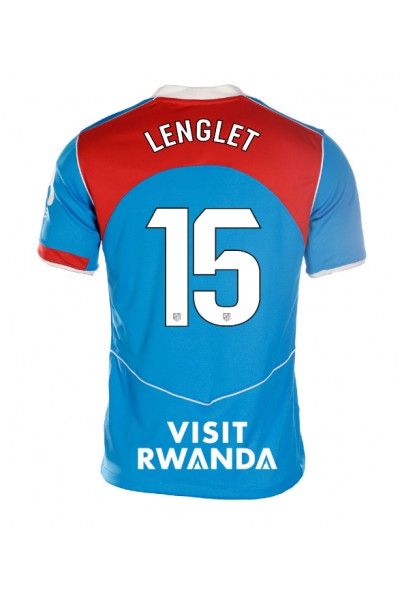 Atletico Madrid Clement Lenglet #15 Jalkapallovaatteet Naisten Kolmaspaita 2025-26 Lyhythihainen Atletico Madrid Clement Lenglet #15 Jalkapallovaatteet Naisten Kolmaspaita 2025-26 Lyhythihainen